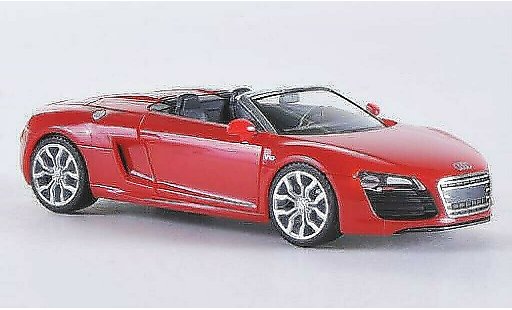 Audi R8 spyder 1/87 Herpa rosso 2012 modellini auto