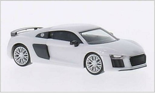 Audi R8 v10 plus 1/87 Herpa bianco/carbon modellini auto
