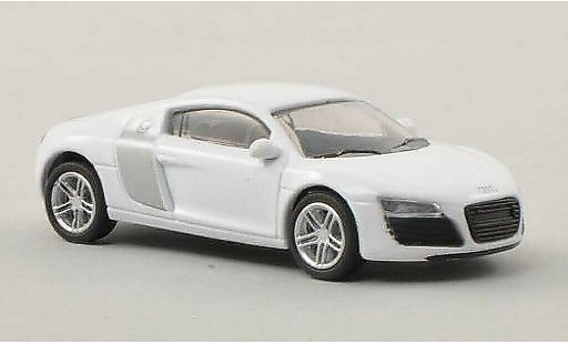 Audi R8 coupe 1/87 Schuco bianco/grigio modellini auto
