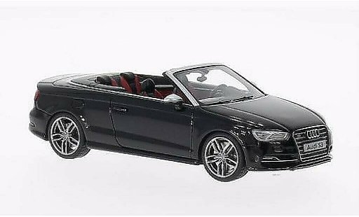 Audi S3 cabriolet stronic 1/43 Minichamps Cabrio nero 2013 modellini auto