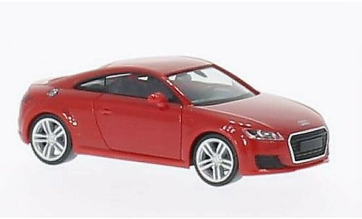 Audi TT coupe 1/87 Herpa (8S) rosso 2014 modellini auto