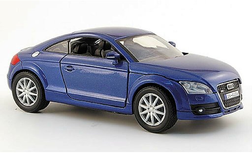 Audi TT coupe 1/24 Motormax blu 2006 modellini auto