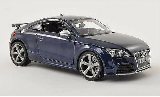 Audi TT rs 1/18 Burago blu modellini auto