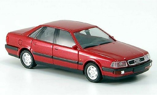 Audi V8 berline 1/87 Herpa rosso modellini auto