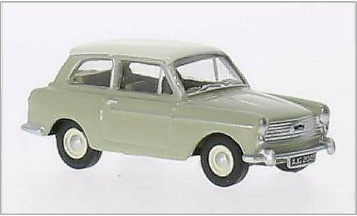 Austin A40 berline 1/76 Oxford MKII verde/bianco RHD modellini auto