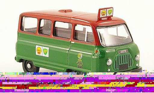 Austin J2 utilitaire 1/76 Oxford Miniobus SMex & BP Ltd. modellini auto