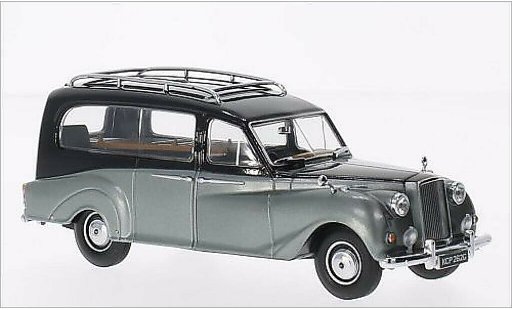 Austin Princess corbillard 1/43 Oxford Hearse nero/metallicoo grigio RHD modellini auto