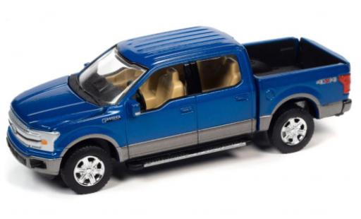 Ford F-1 1/64 Auto World 50 Lariat metallise blu foncé 2019 modellino in miniatura