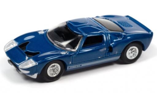 Ford GT40 1/64 Auto World Mk I metallise blu 1965 modellino in miniatura