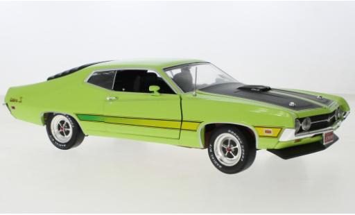 Ford Torino 1/18 Auto World Cobra verde/nero 1971 modellino in miniatura