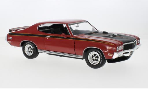 Buick GS 1/18 Auto World X rot/schwarz 1972 1:18 modellino in miniatura