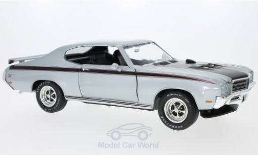 Buick GS 1/18 Auto World X grigio/nero 1971 modellino in miniatura