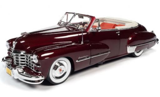 Cadillac Series 62 1/18 Auto World Cabriolet rosso 1947 modellino in miniatura