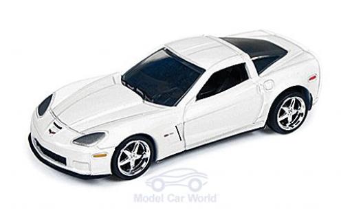 Chevrolet Corvette C6 1/64 Auto World Z06 (C6) bianco 2012 modellino in miniatura