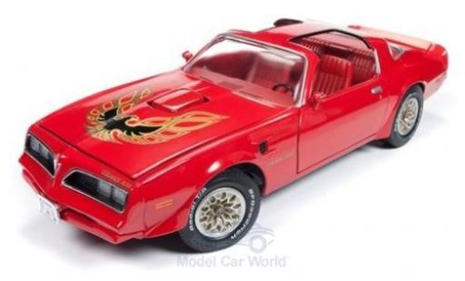 Pontiac Firebird 1/18 Auto World Trans Am rosso/Dekor 1977 modellino in miniatura