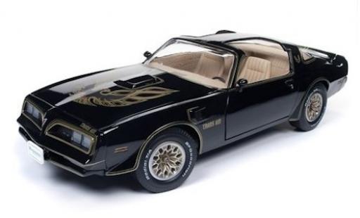 Pontiac Trans Am 1/18 Auto World Firebird nero/Dekor 1967 modellino in miniatura