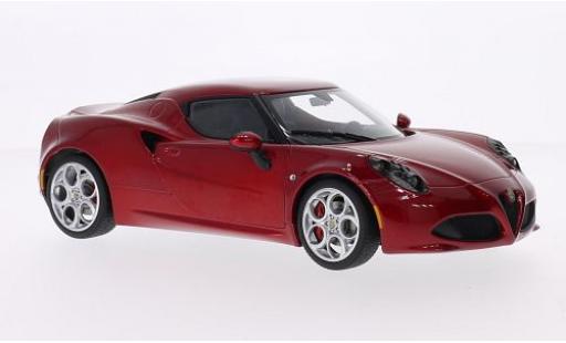 Alfa Romeo 4C 1/18 AUTOart metallico rosso 2013 modellino in miniatura