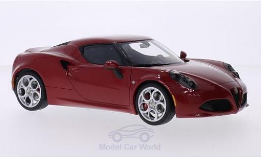 Alfa Romeo 4C 1/18 AUTOart rosso modellino in miniatura