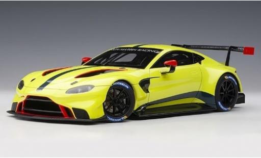 Aston Martin Vantage 1/18 AUTOart GTE Le Mans Pro verde Racing 2018 Plain Body Version modellino in miniatura