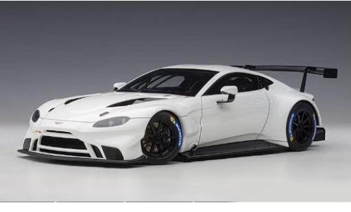 Aston Martin Vantage 1/18 AUTOart GTE Le Mans bianco 2018 Plain Body Version modellino in miniatura