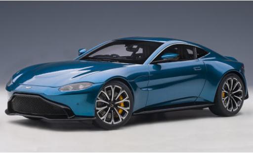 Aston Martin Vantage 1/18 AUTOart metallico blu RHD 2019 modellino in miniatura
