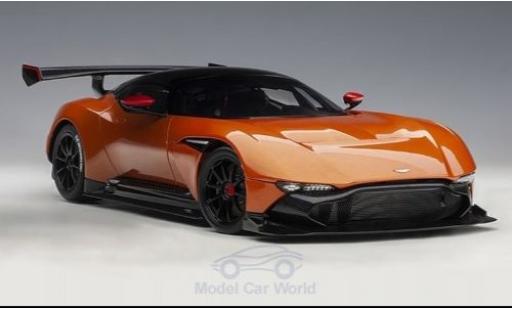 Aston Martin Vulcan 1/18 AUTOart metallico orange/carbon 2015 modellino in miniatura