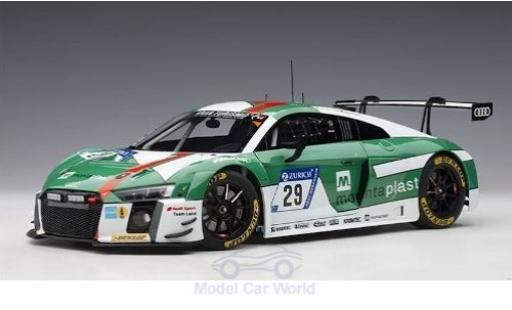 Audi R8 1/18 AUTOart LMS No.29 24h Nürburgring 2017 K.van der Linde/C.Mies/C.de Phillippi/M.Winkelhock modellino in miniatura