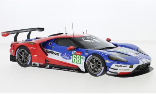 Ford GT 1/18 AUTOart No.68 24h Le Mans 2019 modellino in miniatura