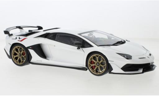 Lamborghini Aventador 1/18 AUTOart SVJ metallise bianco 2019 modellino in miniatura