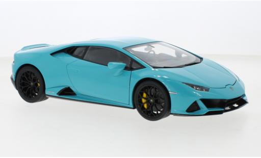 Lamborghini Huracan 1/18 AUTOart EVO turchese 2019 modellino in miniatura