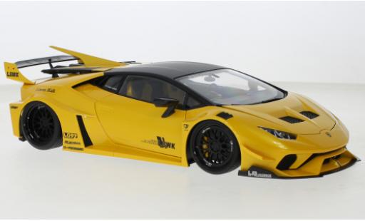 Lamborghini Huracan 1/18 AUTOart GT Liberty Walk LB Silhouette Works metallise giallo 2019 modellino in miniatura