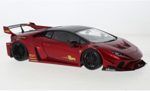 Lamborghini Huracan 1/18 AUTOart GT Liberty Walk LB Silhouette Works metallise la chaux 2019 modellino in miniatura