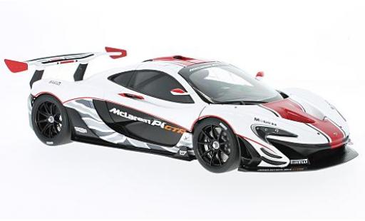 McLaren P1 1/18 AUTOart GTR bianco/rosso 2015 modellino in miniatura