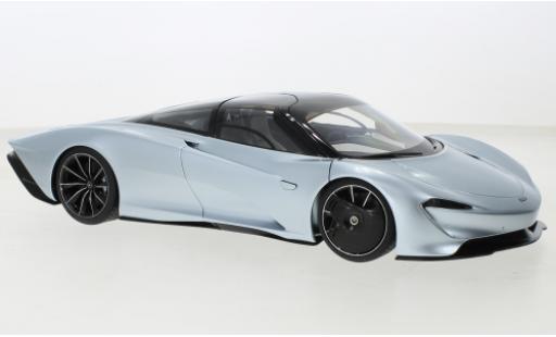 McLaren Speedtail 1/18 AUTOart SpeedTail metallise blu clair/nero 2020 modellino in miniatura