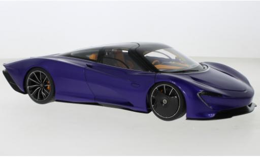 McLaren Speedtail 1/18 AUTOart SpeedTail porpora/nero 2020 modellino in miniatura