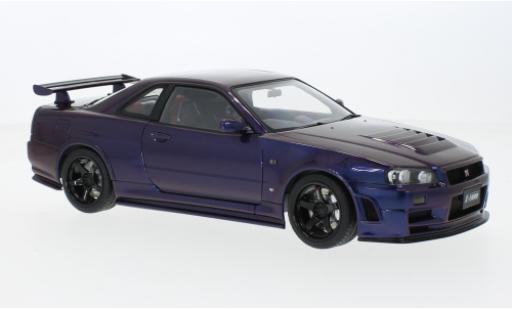 Nissan Skyline 1/18 AUTOart GT-R (R34) Z-Tune metallise violett 2005 modellino in miniatura