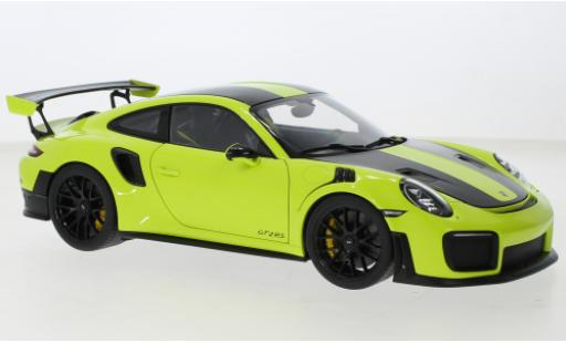 Porsche 991 GT2 RS 1/18 AUTOart 911 (.2) verde 2017 modellino in miniatura