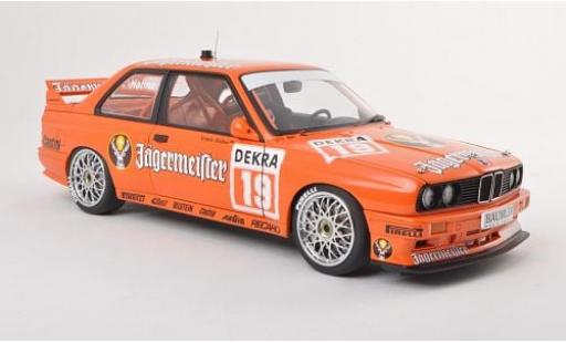 Bmw M3 1/18 AUTOart (E30) No.19 Jägermeister DTM 1992 1:18 modellino in miniatura