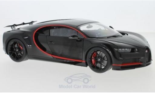 Bugatti Chiron 1/18 AUTOart nero 2017 modellino in miniatura
