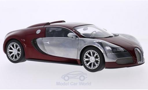 Bugatti Veyron Edition Centenaire 1/18 AUTOart EB 16.4 Edition Centenaire rosso/chrom 2009 Achille Varzi modellino in miniatura