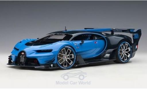 Bugatti Vision 1/18 AUTOart GT blu/blu 2015 modellino in miniatura