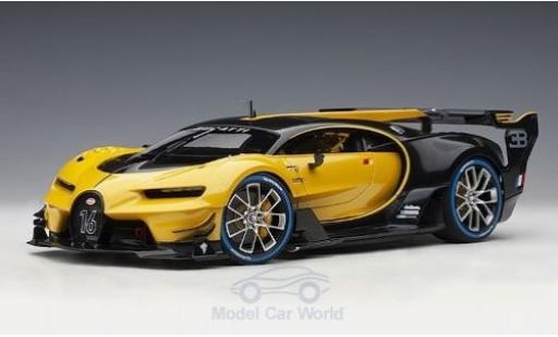 Bugatti Vision 1/18 AUTOart GT giallo/nero 2015 modellino in miniatura