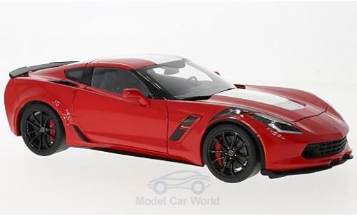 Chevrolet Corvette C7 1/18 AUTOart (C7) Grand Sport rosso/bianco 2017 modellino in miniatura