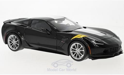 Chevrolet Corvette C7 1/18 AUTOart (C7) Grand Sport nero/bianco 2017 modellino in miniatura