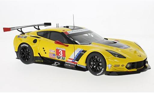 Chevrolet Corvette 1/18 AUTOart C7.R No.3 Lime Rock Park 2016 A.Garcia/J.Magnussen modellino in miniatura