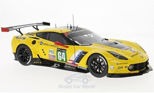 Chevrolet Corvette 1/18 AUTOart C7.R No.64 24h Le Mans 2016 J.Taylor/O.Gavin/T.Milner modellino in miniatura