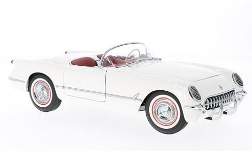 Chevrolet Corvette 1/18 AUTOart bianco 1953 modellino in miniatura