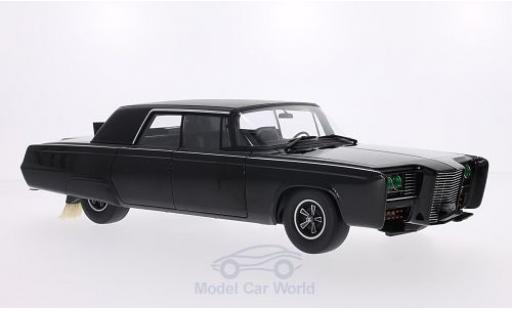 Chrysler Imperial 1/18 AUTOart Black Beauty nero 1966 TV-Serie - Green Hornet modellino in miniatura