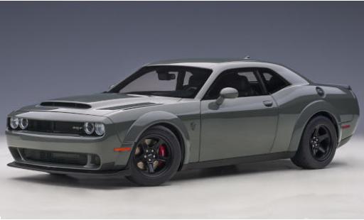 Dodge Challenger 1/18 AUTOart SRT Demon grigio modellino in miniatura