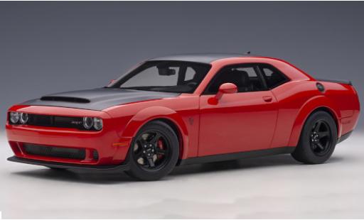 Dodge Challenger 1/18 AUTOart SRT Demon rosso/matt-nero 2018 modellino in miniatura